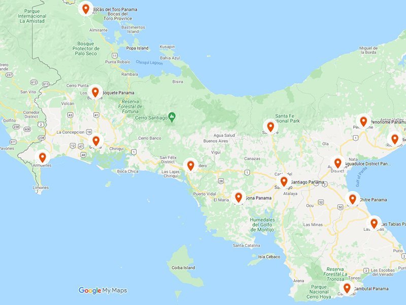 Pan Pacific Interiors Customer Locations